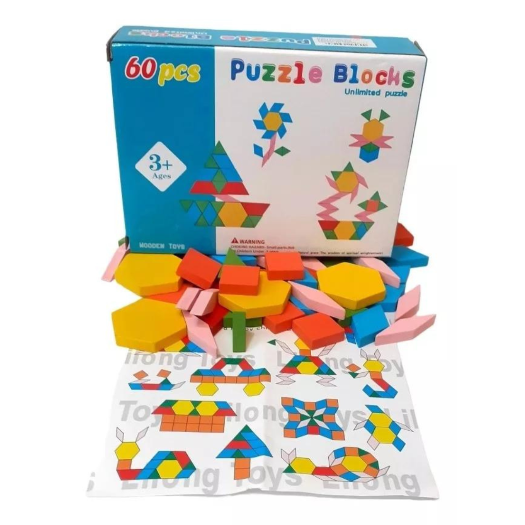 Puzzle Tangram Madera Piezas Juguete Ni Os Mapamundi E Shop